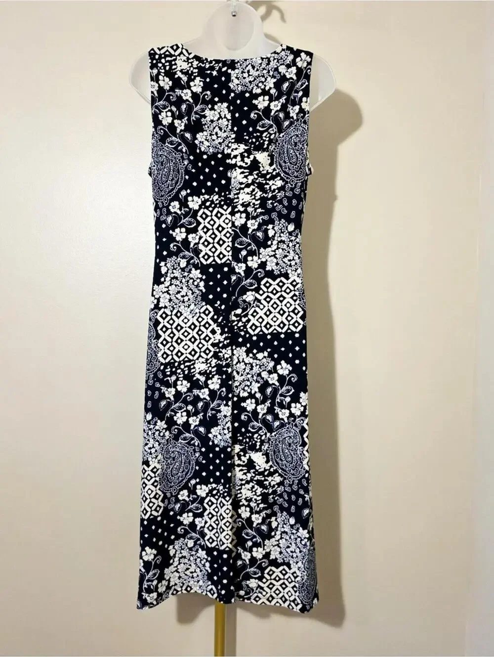 Tommy Hilfiger Boho Chic Bali Patchwork Sheath Dress sz 8